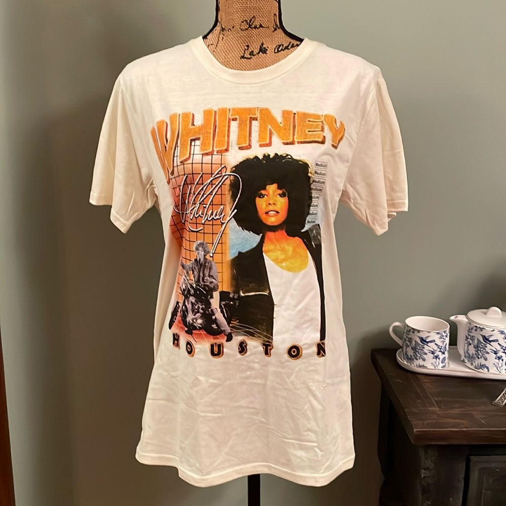 Whitney Houston t-shirt size medium. NWT.